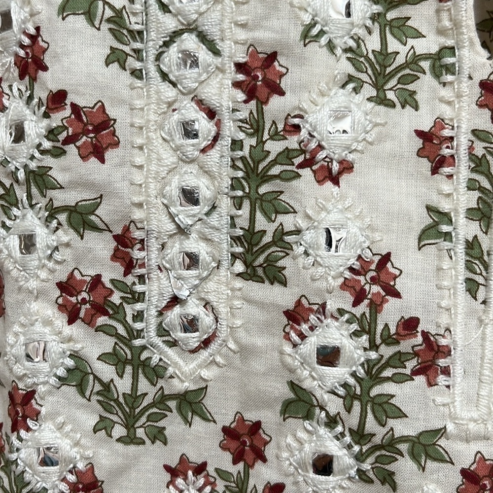 Biba floral dress short kurti Size 42 - Picture 8 of 11